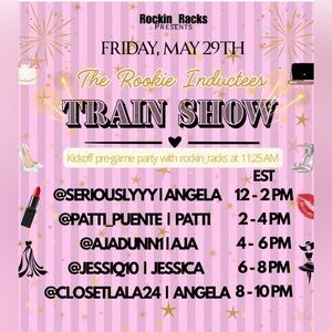 Train Show Rookie Inductees ~Train Show Hosted by @rockin_racks